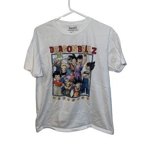 Dragon ball Z White Short Sleeve Tee | M